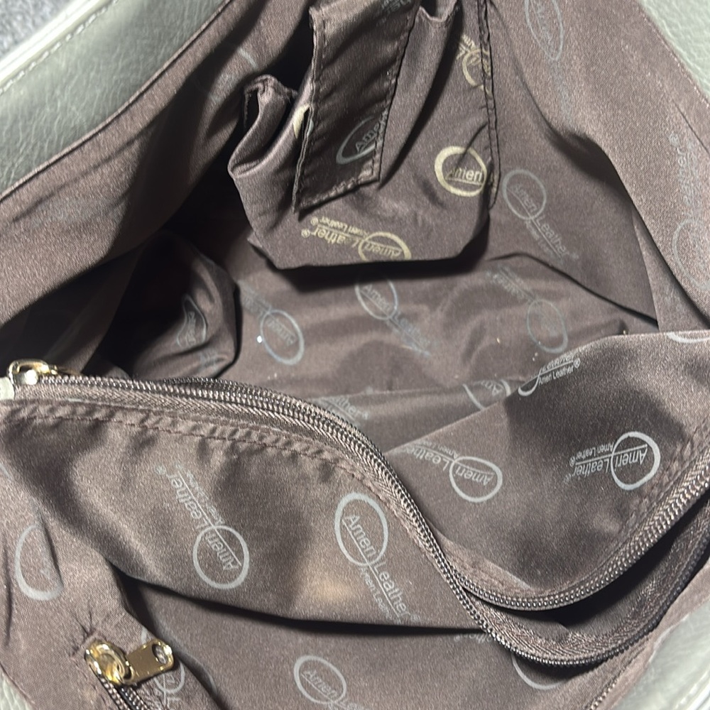 Ameri-Leather Gray & Black Elegant Two-Tone Leath… - image 6